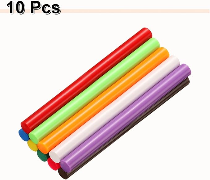 HARFINGTON 10pcs Hot Glue Sticks 0.43" Dia x 5.91" Long EVA Mini Hot Melt - Image 3