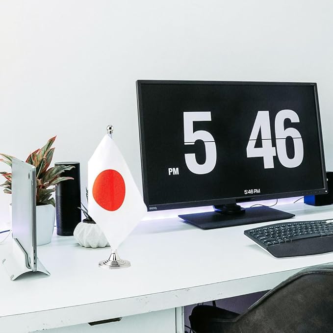 Japan Flag Japanese Flags, Small Mini Japanese Desk Flag, Used - Image 5