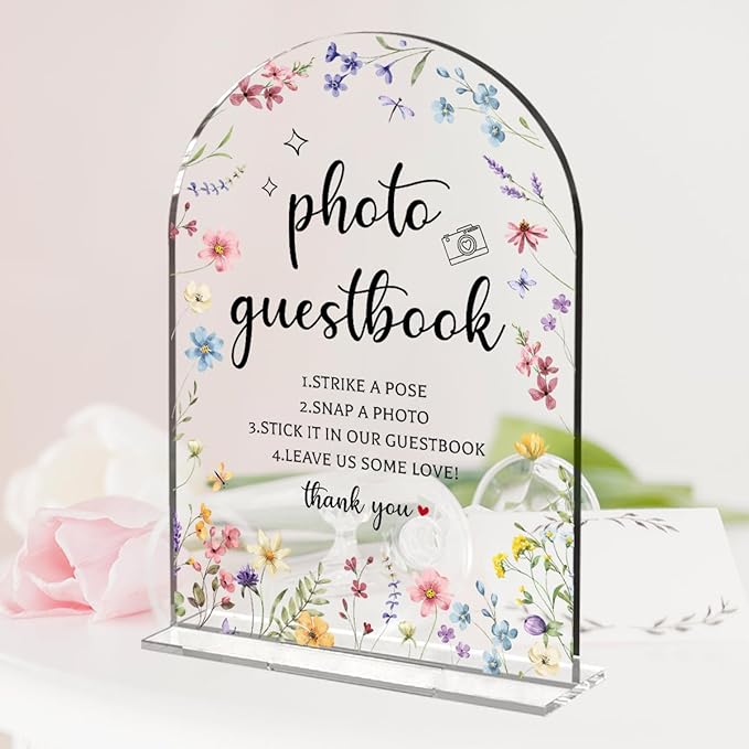 Wedding Sign Decor, Photo Guest Book Sign, Wedding Sign - Image 4