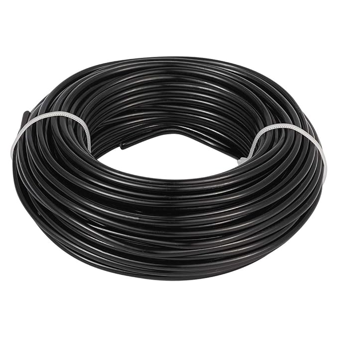 Fashewelry 65.6 Feet 3.5mm Aluminum Wire Black Bendable Metal Craft Wire by FASHEWELRY
