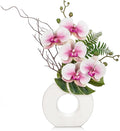 Briful Orchid Artificial Flowers 16.1'' Pink Orchid Silk Flowers by Briful