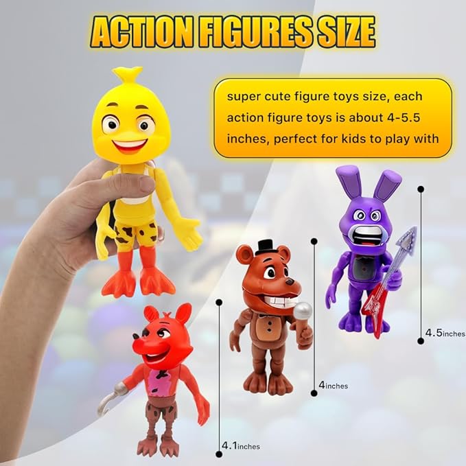 Action Figure Toy, Movable Joints Toys Dolls, Collectible Figure Gifts - Image 2