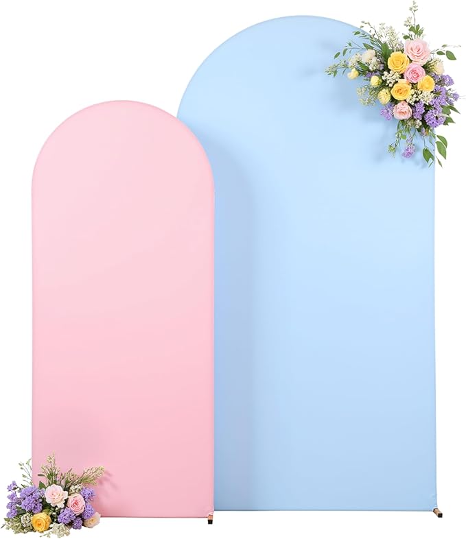 7.2FT 6FT Arch Backdrop Cover for Wedding, Birthday Party Decor, Chiara - Image 7