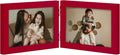decorUhome Double 6x4 Picture Frame Horizontal, Engineered Wood Bifold Photo by decorUhome