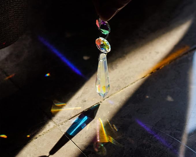 H&D HYALINE & DORA 20pcs 55mm Suncatcher Aurora Chandelier Icicle Crystal - Image 8