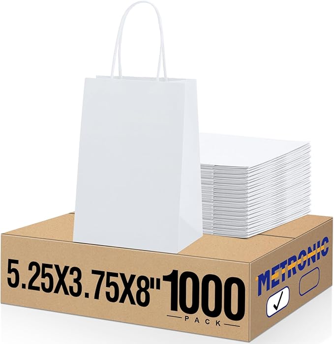 METRONIC White Paper Gift Bags by METRONIC