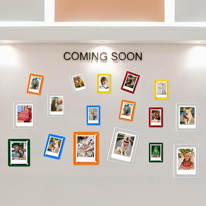 Acrylic Magnetic Refrigerator Picture Frames, 3x5 Inch Fridge Magnetic Mini - Image 5