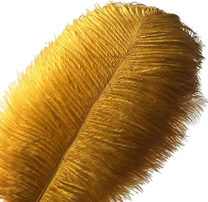 KOLIGHT 40pcs 12''~14'' Natural Ostrich Feathers by KOLIGHT