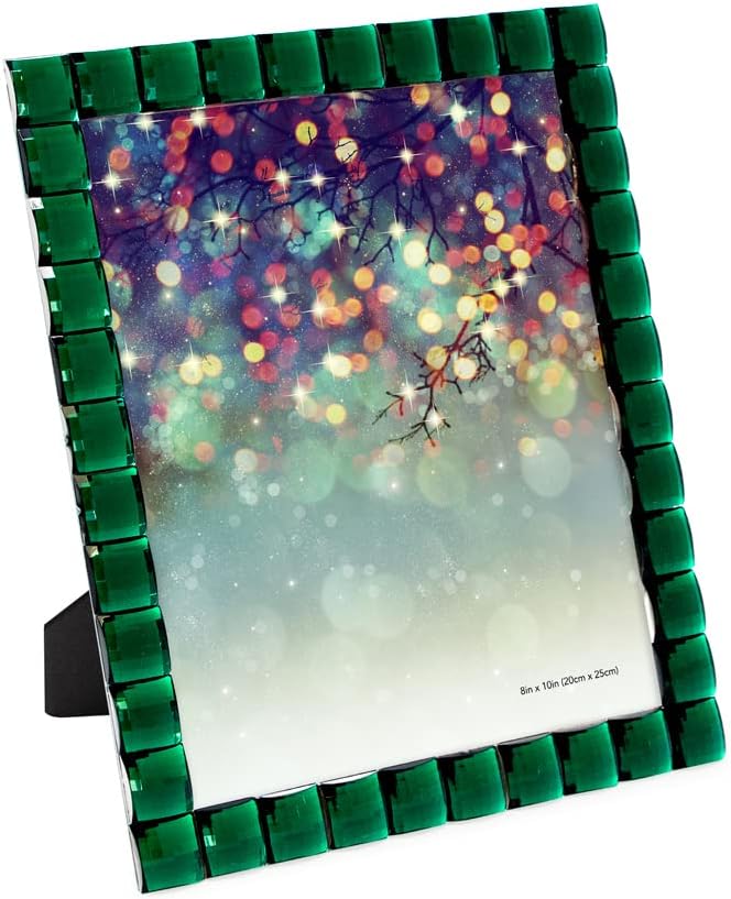 Isaac Jacobs Decorative Sparkling Jewel Picture Frame, Photo Display & Home by IsaacJacobs