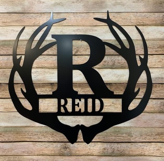 PK Décor Deer Antler Decor Family Last Name ACM Metal Sign - Image 6