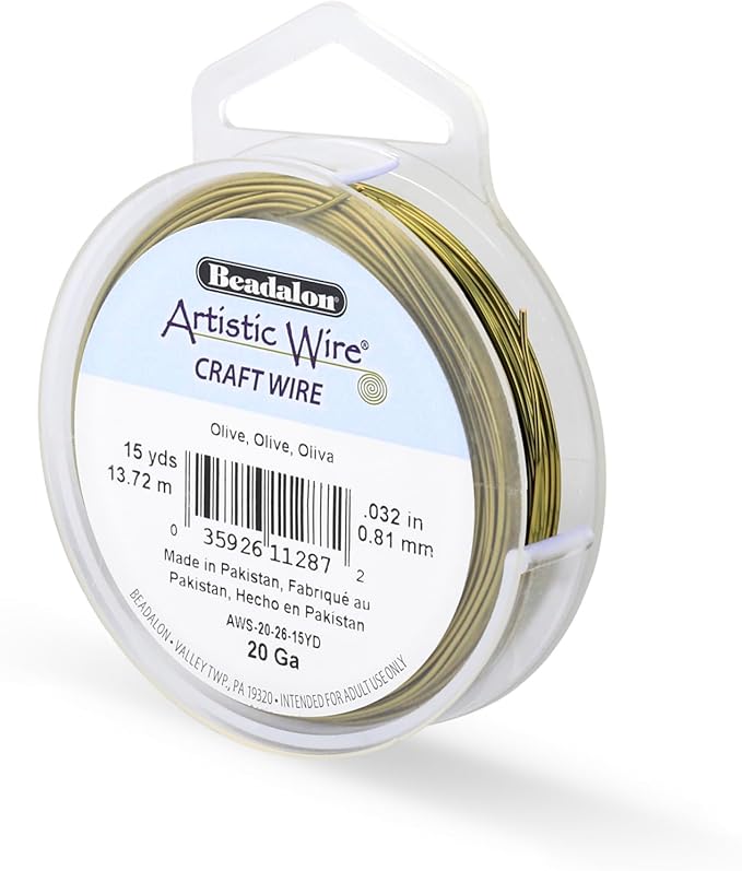 Artistic Wire, 20 Gauge Tarnish Resistant Colored Copper Craft Wire, 15 yd by Unknown