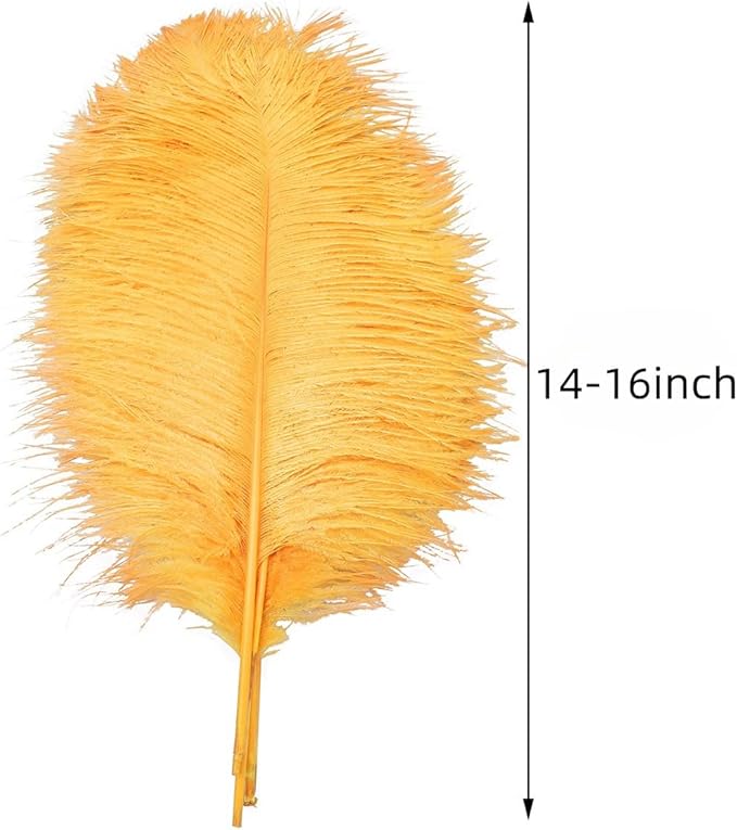 Ballinger Gold Large Ostrich Feathers - Image 4