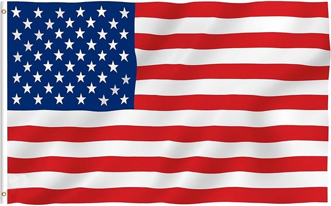 12 Pieces 3x5 Foot American Flag | US Flag Vivid Color and UV Fade Resistant by Unknown