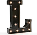 OYCBUZO Light Up Black Alphabet Marquee Letters Sign LED Marquee Number Lights by OYCBUZO