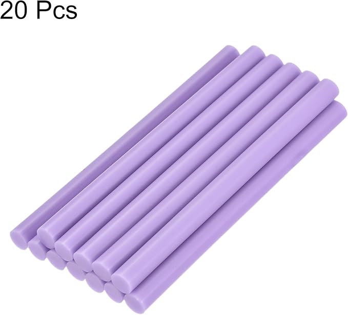 uxcell 20pcs Hot Glue Sticks for Glue Gun 7mm/0.27-inch x 8-inch Mini Hot Melt - Image 3
