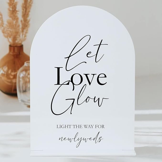 Acrylic Let Love Glow Sign - Image 7