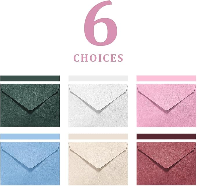 30 Pieces A6 Envelopes with 30 Seal Stickers, 6.32 x 4.45 inch Envelopes - Image 6