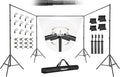 EMART Backdrop Stand, 30x7ft Large Adjustable Background Support System by EMART