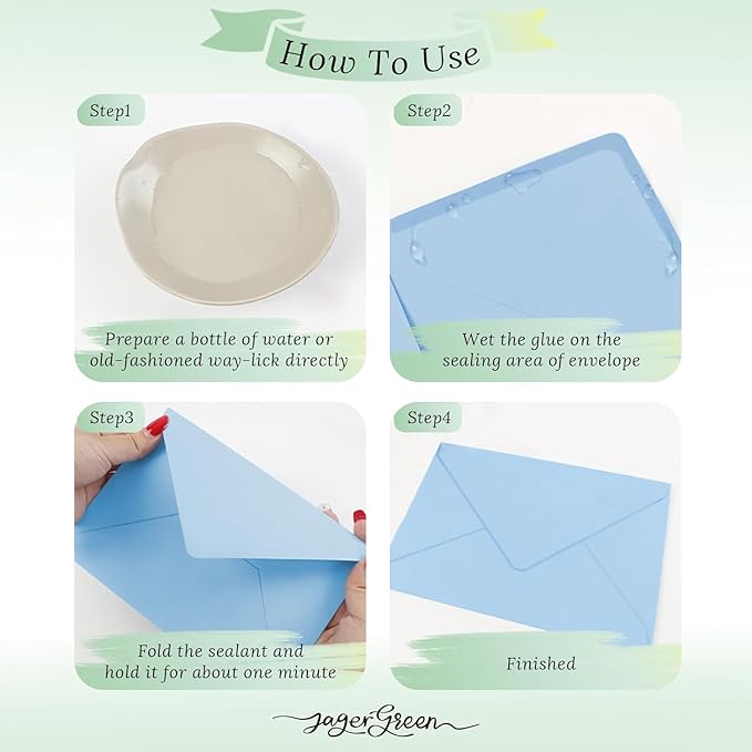 50 Pack 4x6 Envelopes Letter Size, Envelope 4.3x6.3 - Image 5