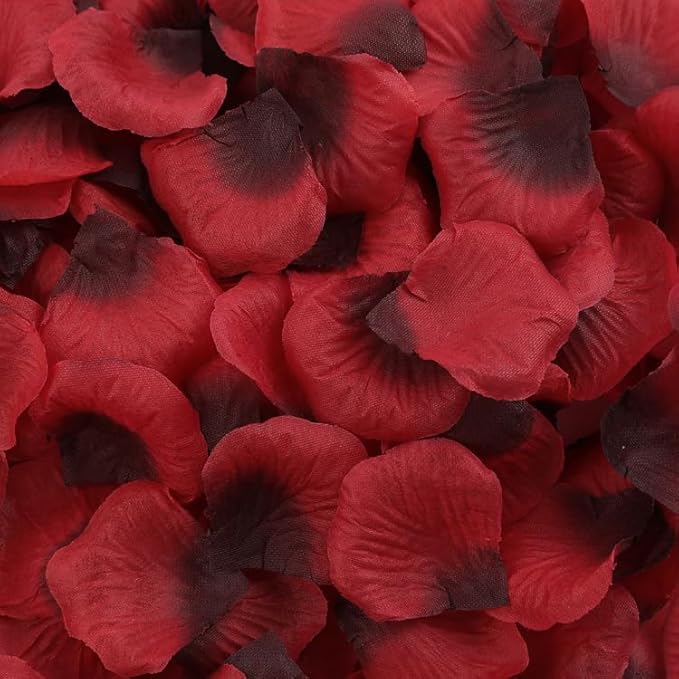 3300 PCS Artificial Fake Rose Petals, Flower Petals, Romantic Nightfor Her/Him by Uvaluefeet