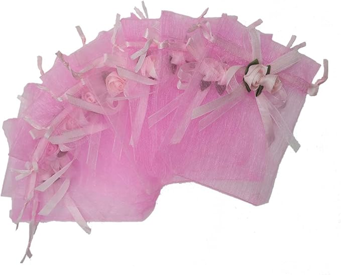 Ankirol 50pcs Sheer Organza Favor Bags - Image 3