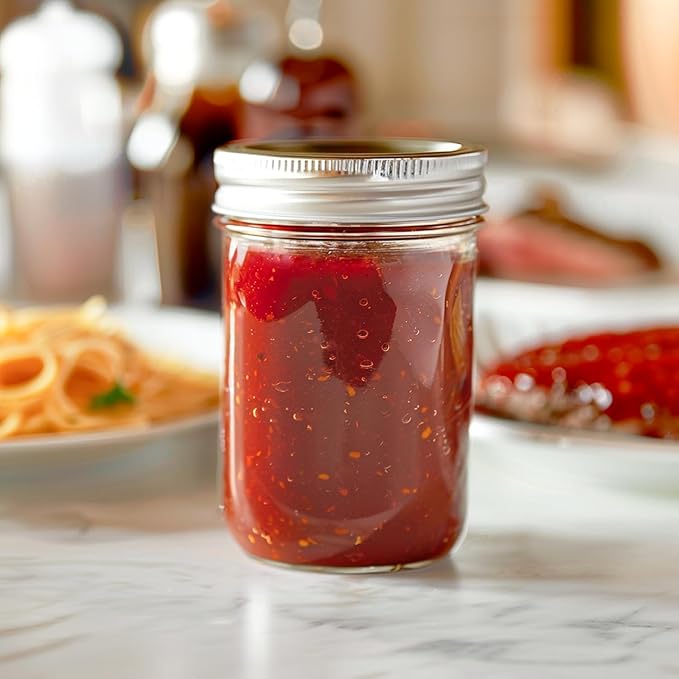 ComSaf Small Mason Jars 8 oz, 8 ounce Glass Jar - Image 5