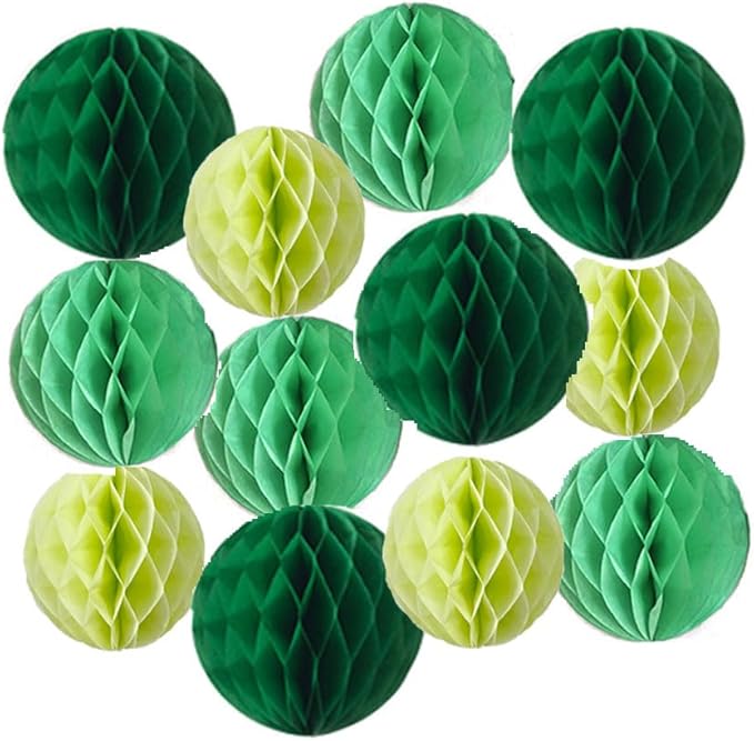 12pcs Party Honeycomb Balls Decorations by Yangeey