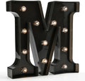 OYCBUZO Light Up Black Alphabet Marquee Letters Sign LED Marquee Number Lights by OYCBUZO