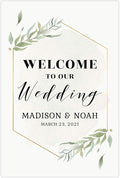 Andaz Press Personalized Extra Large Wedding Easel Board Party Sign, 12x18-inch by AndazPress
