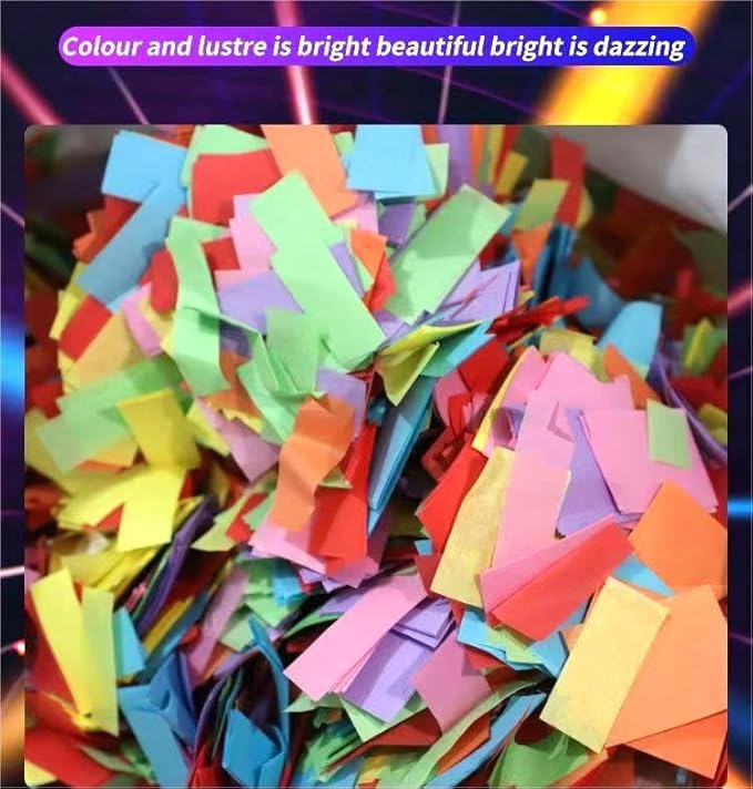 Colorful Tissue Paper 2.2 lb Rectangle Confetti Great - Image 5