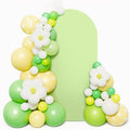 LEBENGURU Upgraded 5FT Wedding Arch Cover, Round Top Chiara Stand Covers by LEBENGURU