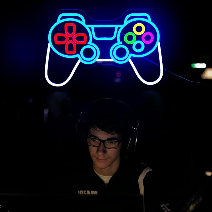 Game Neon Signs for Wall Decor Gaming Controller LED Neon Sign for Game Room - Image 6