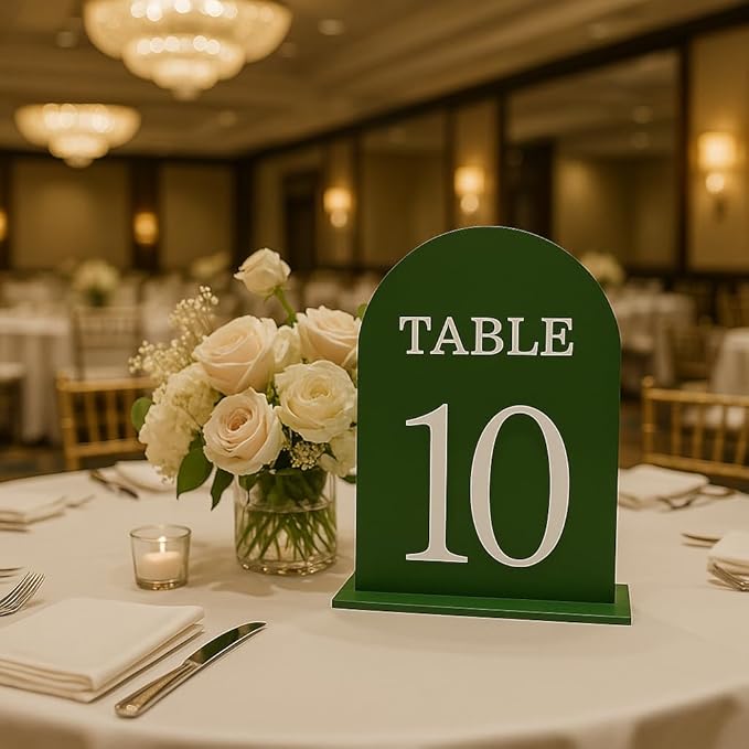 Arch Wedding Table Numbers 1-10 - Image 6