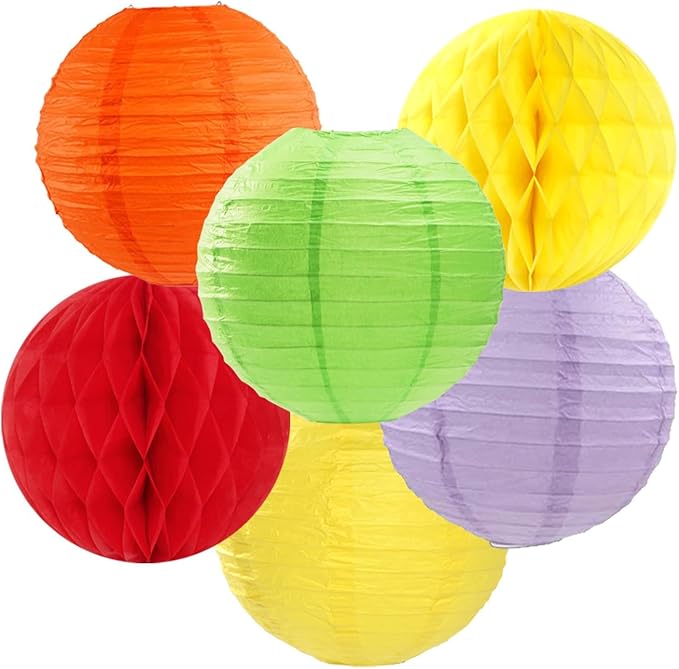 Rainbow Red-Orange Green-Blue Purple Party-Decorations - Image 3