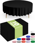 Pureegg Plastic Table Cloth Disposable 10 Pack, Halloween Party Decorations by Pureegg