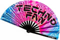 Kandies World UV Reactive Custom Festival Folding Hand Fan by KandiesWorld