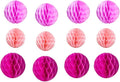 12pcs Party Honeycomb Balls Decorations 4'' 8'' 10'' Honeycomb Ball Flower by Yangeey