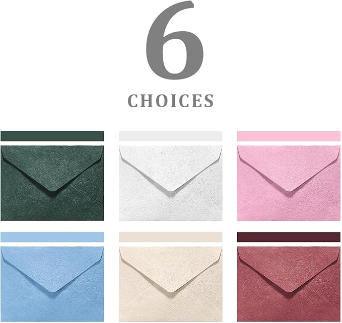 30 Pieces A6 Envelopes with 30 Seal Stickers, 6.32 x 4.45 inch Envelopes - Image 6