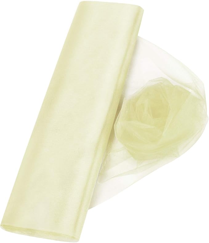 Crystal Organza Tulle Sheer Fabric Backdrop Curtains by Anteer