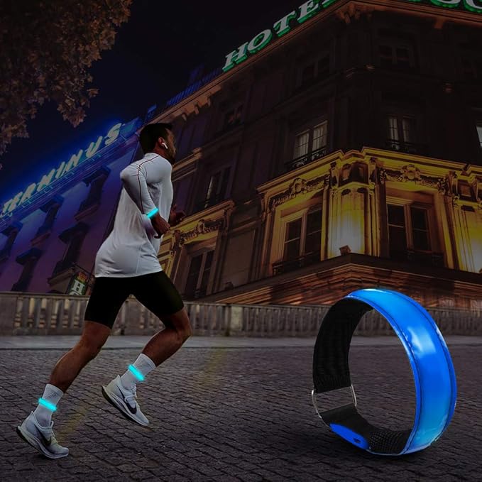 Rechargeable LED Armband for Running, Light Up LED Armband, High Visibility - Image 6