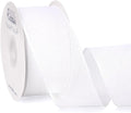 Ribbli White Burlap Wired Ribbon, 2-1/2” Inch x Continuous 20 Yard, Big Bows by Ribbli