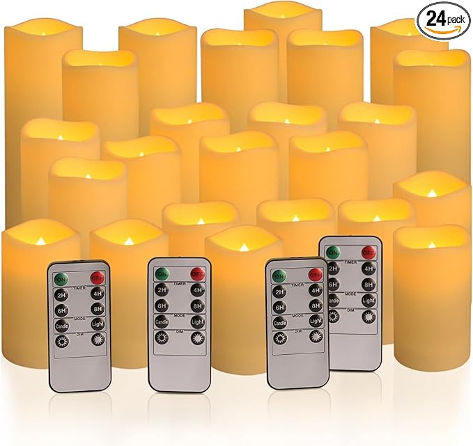 24-Pack LED Flameless Candles by fclayvts