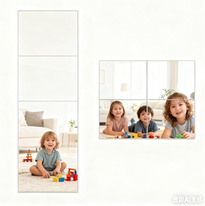 Unbreakable Acylic Small Mirror Tiles - Image 2