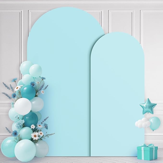 Ledido Wedding Arch Backdrop Cover 6FT 7.2FT Arch Covers 2Set Fitted Stretchy by Ledido
