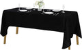 Rectangle Tablecloth 60x120 inch Washable Polyester Fabric Table Cloth by Cupuamon