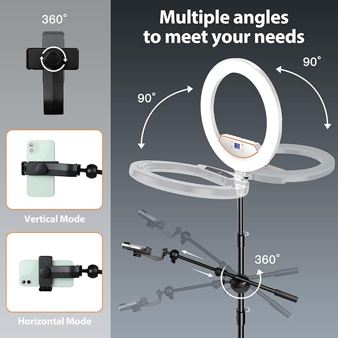 Ring Light 22inch Kit: Ring Light Tripod - Image 5