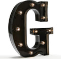 OYCBUZO Light Up Black Alphabet Marquee Letters Sign LED Marquee Number Lights by OYCBUZO
