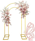 Open Arch Backdrop Stand, Double Arch Frame U Shaped Wedding Arches by SPRITEDISPLAY