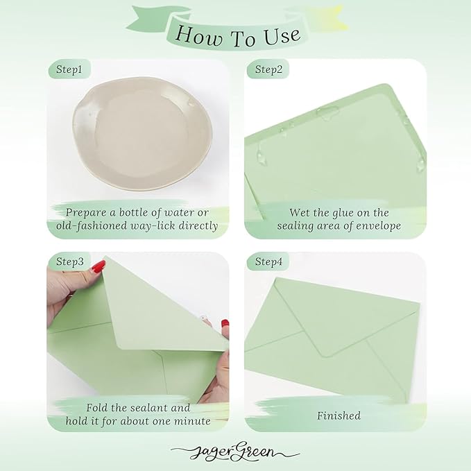 50 Pack 4x6 Envelopes Letter Size, Envelope 4.3x6.3 - Image 5