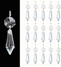 Premium Clear Crystal Glass Drops 2.4" by kehail